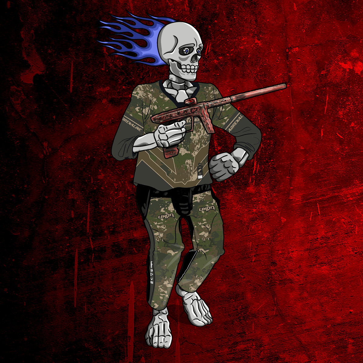 Adrenaline Skully Nft Stunna In Woods With Gloves main image 0