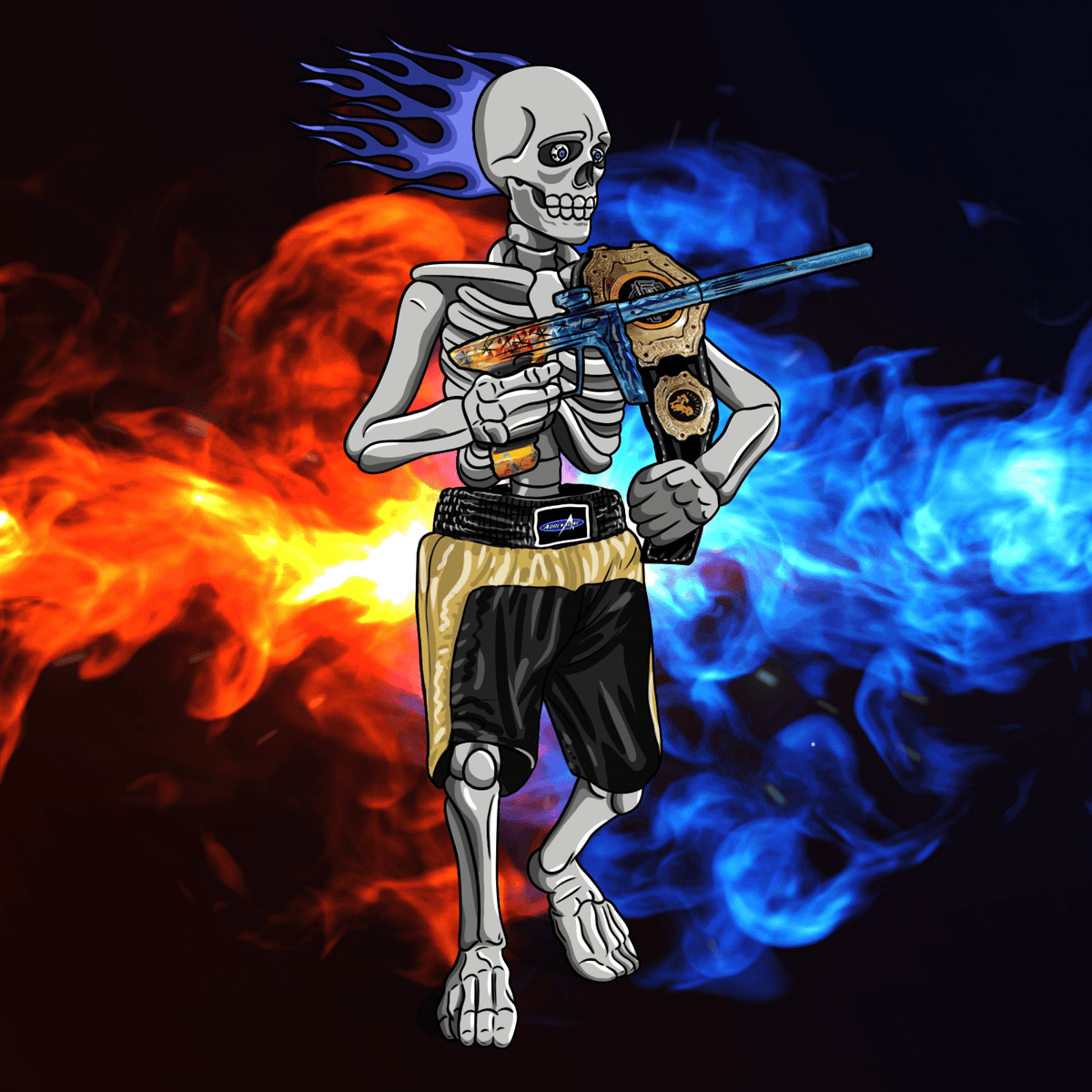 Adrenaline Skully Nft Galaxy In Woods main image 1
