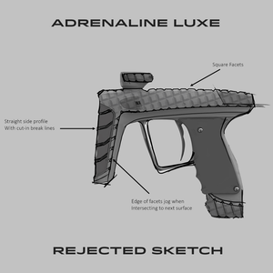 Adrenaline Design NFT - Adrenaline Luxe Rejected Sketch - Adrenaline