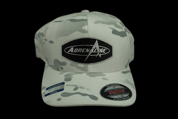 Adrenaline Elite Multicam Hat with PU Leather Patch - Flexfit - Adrenaline