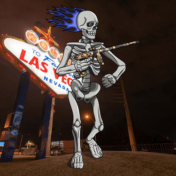 Adrenaline Skully NFT - Vegas in Bones - Adrenaline