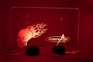 ขาตั้งโชว์ Adrenaline แบบมีไฟ - ใส พร้อมชุดไฟ LED หลายสี 2 ชุด - Adrenaline